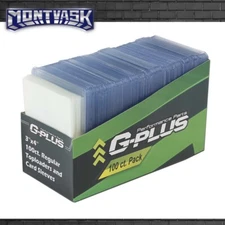 New 100Pcs 3 X 4 Regular Top Loaders & 100 Soft Penny Sleeves Toploaders Clear