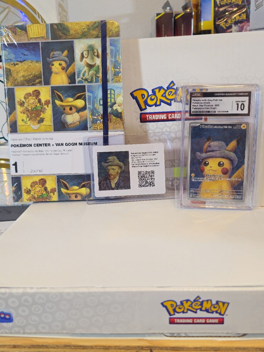 CGC 10 Pokemon Van Gogh Pikachu with Grey Felt Hat SVP 085 CGC 10 Pokemon Van Gogh Pikachu with Grey Felt Hat SVP 085