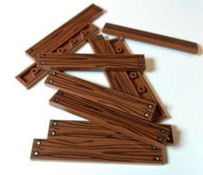 New 1x6 Brown Wood Grain Tile 4 Nail Pattern Custom & Compatible— Hard to Find