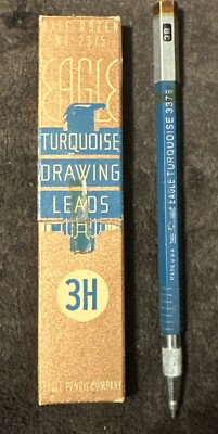 Vintage Eagle Turquoise #3375 Mechanical Drafting Pencil Lead 