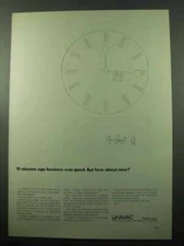 1969 Univac Real-Time Computer System Ad - Business
