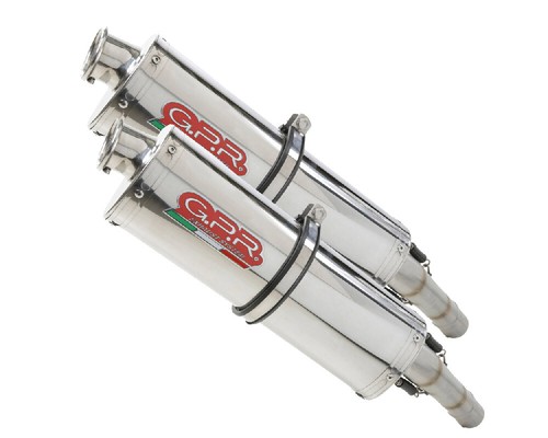2 Silenciadores Escape GPR TRIOVAL Aprobado CAGIVA RAPTOR 650 2001 > 2005 - Imagen 4 de 5