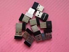 Lot of 13 Mixed USB Wireless Receiver Dongle
