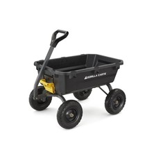 Gorilla Carts 7gcg-nf Heavy-duty Poly Dump Garden Cart With No-flat Tires, 7 ...