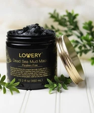 Face Mask Lovery Dead Sea Mud Mask  Vit E, Jojoba Oil, Shea Butter 15.2 oz