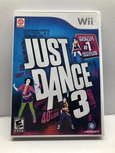 Just Dance 3 (Nintendo Wii, 2011) Clean & Tested Working - Free Shipping
