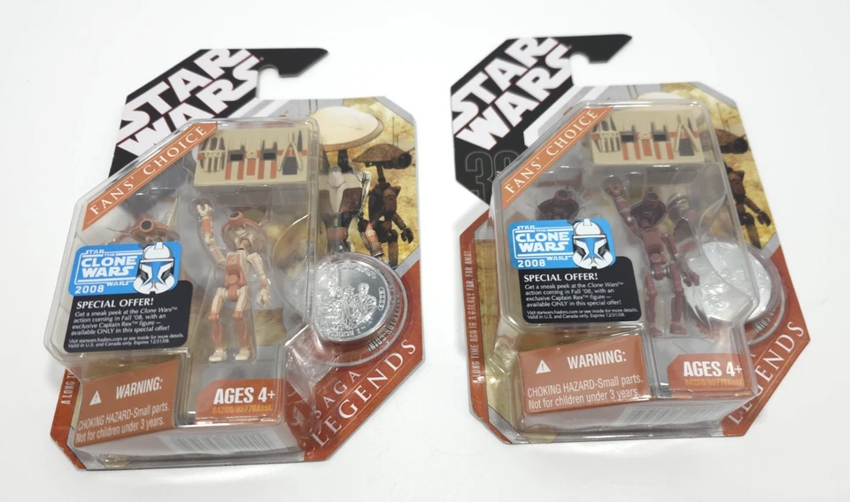 Lote PIT DROIDS Star Wars 30 Aniversario (2007), Variantes Blanco/Marrón Episodio I Foto 3 de 4