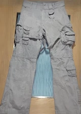 TrendtVision Bondage Gray Cargo Pants V2 Sand Size XL - Flawed