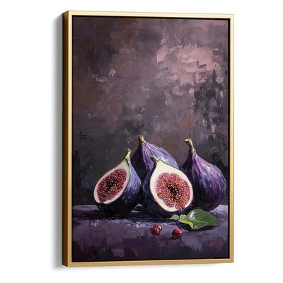 MONCASSO Twilight Figs Print Gold Schweberahmen 70 x 100 cm UVP 299,00 £