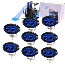 Forklift Light, Led Warning Safety Light,12V-80V 20W work light set 8PCS Blue