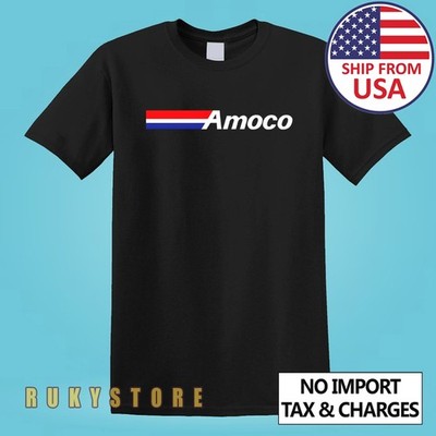 Amoco Gas Station Gasoline Racing Men's Black Size S-5XL