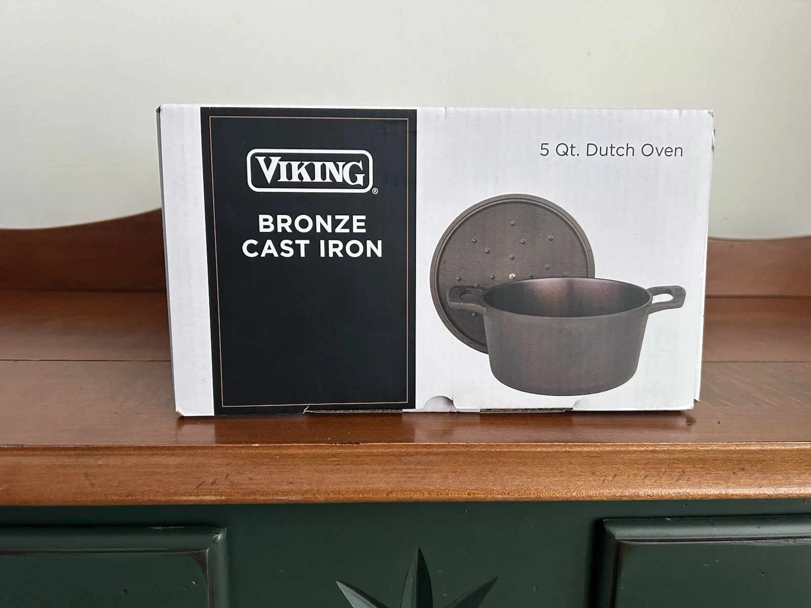 Viking Bronze Cast Iron 5 Qt. Dutch Oven