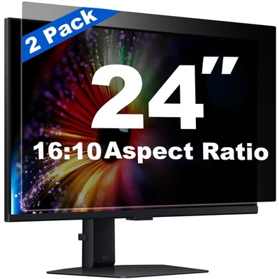 24 Inch Computer Privacy Screen Anti-Glare for 16:10 Widescreen Monitor - Image 1 of 4