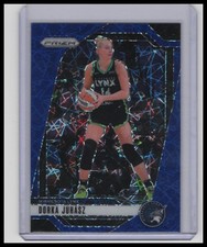 2024 Panini Prizm WNBA #123 Dorka Juhasz Blue Velocity Prizms