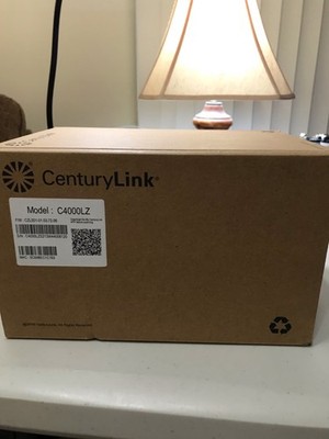 CENTURY LINK C4000LZ MODEM WI-FI  DSL XDSL  IN BOX/POWER CORD/CABLES/USED