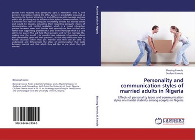 Blessing Fawole (u. a.) | Personality and communication styles of married...