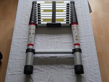Aluminiowa drabina teleskopowa o 10 stopniach i maksymalnym udźwigu 150 kg !!!