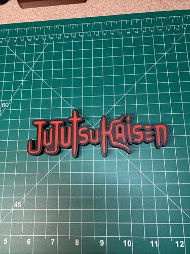 3D Printed Jujutsu Kaisen Sign Logo Fan Display Fan Art