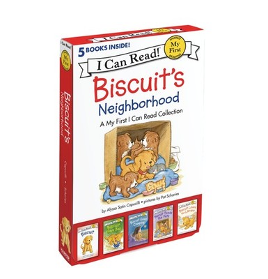 Biscuits Neighborhood A Box of 5 Stories for Beginning Reade