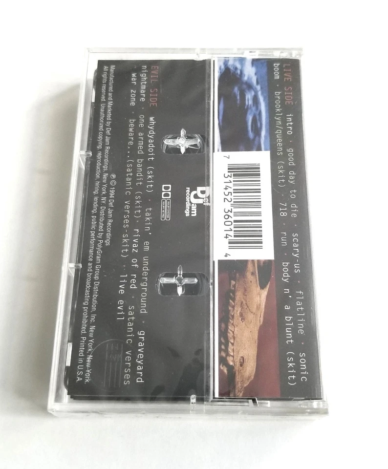 FLATLINERZ U.S.A. New Factory Sealed Cassette / HIP HOP - HYPE sticker Def Jam - Image 2 of 3