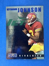 1996 Pro Line Rivalries #R16 Keyshawn Johnson / Marvin Harrison RC!