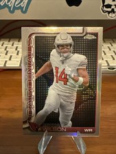 2025 Topps Chrome Football NFL MICHAEL WILSON Light Board Logo Refractor #2