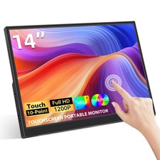 14 inch Portable Display Touchscreen Monitor for Raspberry Pi 5 4 3 Screen HDMI