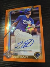 2025 Topps Pro Debut Joe Vetrano AUTO Orange Foil *21/25*
