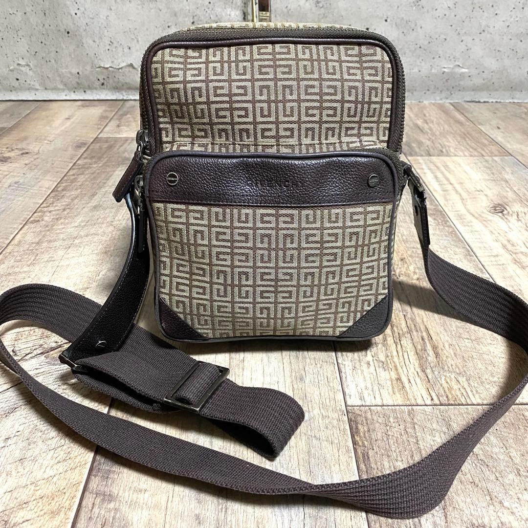 Authentic Givenchy Logo Canvas Mini Shoulder Bag … - image 2