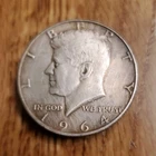1964 Kennedy Half Dollar Denver Mint Silver 50C Coin