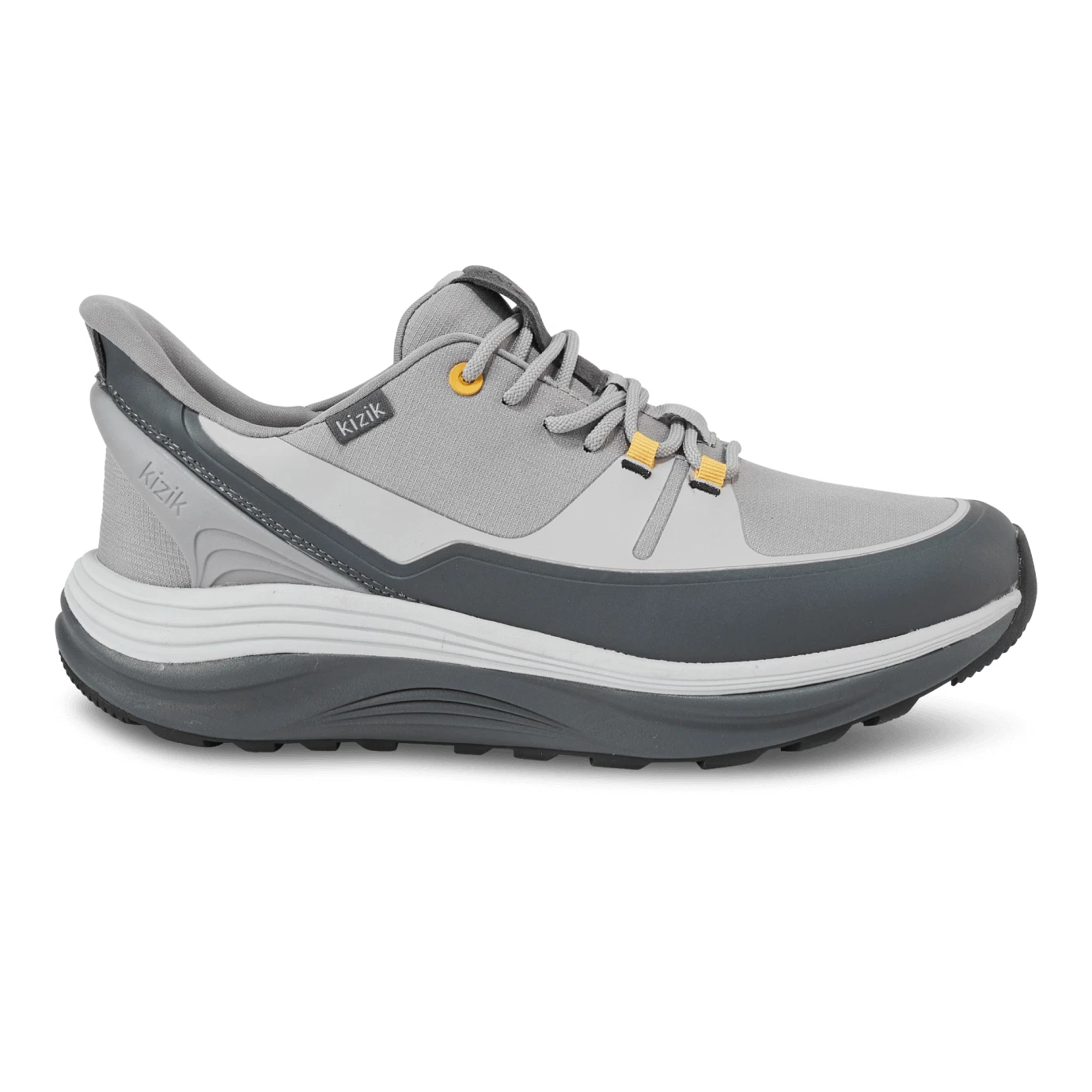 Kizik Men's London AT - Alloy/Poppyseed — New Slip-On Hands-Free Shoes