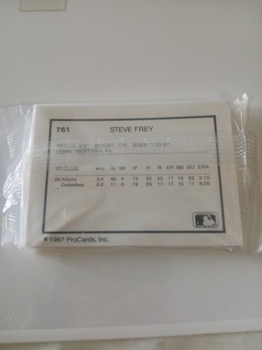Set squadra Albany Yankees ProCards Minor League 1987 - Foto 2 di 3
