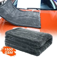 24 x 36" Water Absorbing Car Wash Microfiber Drying Towel Twisted Loop 1500GSM