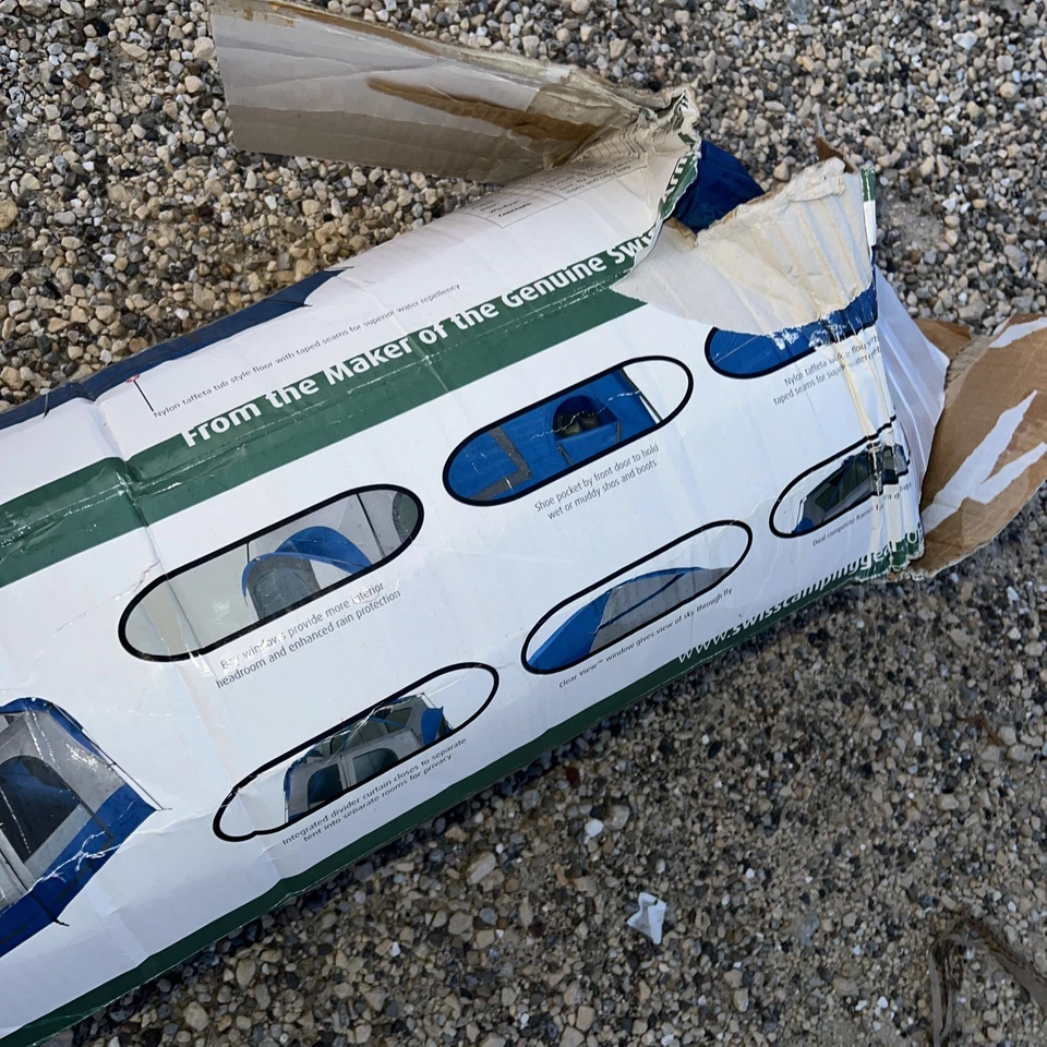 Tienda de campaña para 6 personas equipo suizo leer para piezas 2 habitaciones cabina domo tienda 12x10x76 tienda Foto 4 de 4