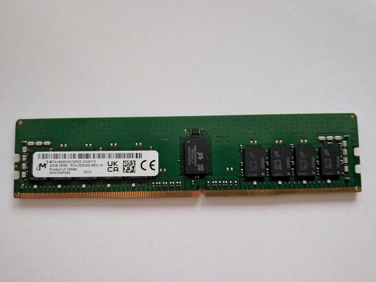 Micron DDR4 SDRAM 32 GB Total Capacity Memory (RAM) for sale | eBay