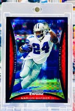 2008 Topps Marion Barber III - Red Refractor /250 - Dallas Cowboys