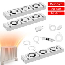 3-Fan Magnetic Radiator Fan Energy Efficient Heating Booster Radiator Ventilator