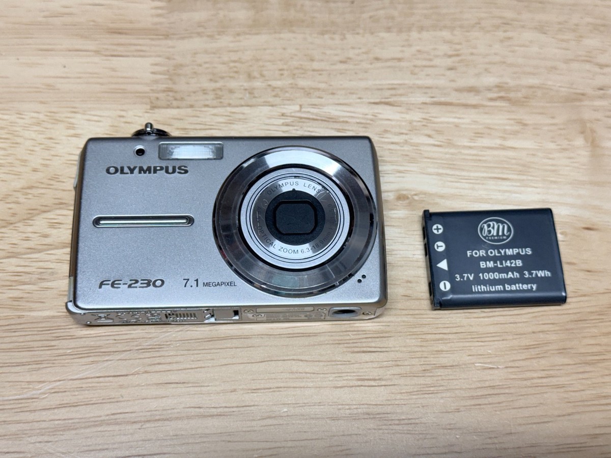 Olympus FE FE-230 7.1MP Digital Camera - Silver for sale online | eBay