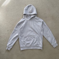 Boys Size Large - Jordan Brooklyn Fleece Grey Heather Pullover Hoodie