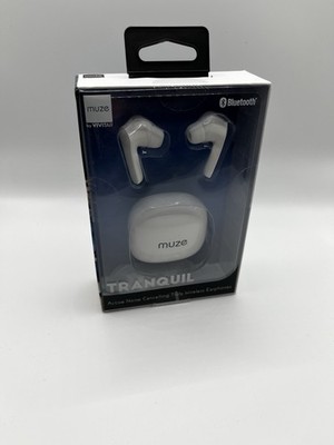 Muse Tranquil Bluetooth Wireless Earphones  Noise Canceling.