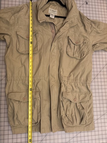 L.L. Manteau veste de campagne BEAN kaki cargo CFD5 capuche zippée intégrale homme taille XL HAUT - Photo 8/21