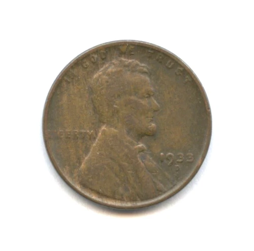 1933-D Lincoln Cent, Nice Very Good Condition, Free Shipping