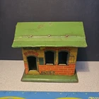 Vintage Tin Litho Chein Toytown American Railway Express Building Toy 1930s
