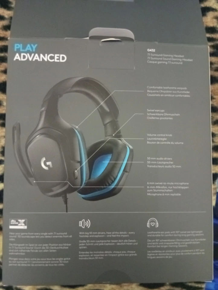 Logitech G4-432 Cuffie come nuove Pro Gamer - Immagine 2 di 4