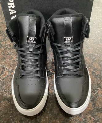 Supra Mens Shoes Vaider Size9- Black/white S28293