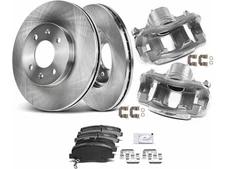 For 2012-2017 Kia Rio Brake Pad Rotor and Caliper Set Front APR 13656DXJH 2013