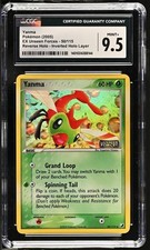 CGC 9.5 Yanma Inverted Holo Layer Reverse Holo Pokemon Ex Unseen Forces Pop 10