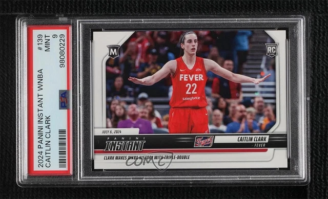 2024-25 Panini Instant WNBA /10151 Caitlin Clark #139 PSA 9 MINT Rookie RC