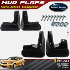 Splash Guards Mud Flaps Mud Guards for Lexus CT200 CT200h 2011-2017 Hatchback