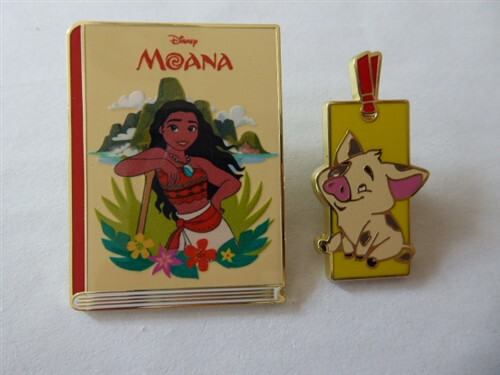 ディズニー　DSSH モアナ　ピンバッジ Disney Trading Pins 165841 Moana - Princess Book and